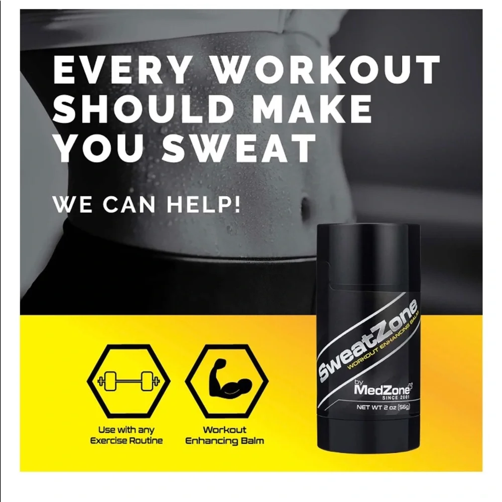 MedZone BUNDLE | SweatZone Workout Enhancement Balm | Exercise Firming Sticks 2
